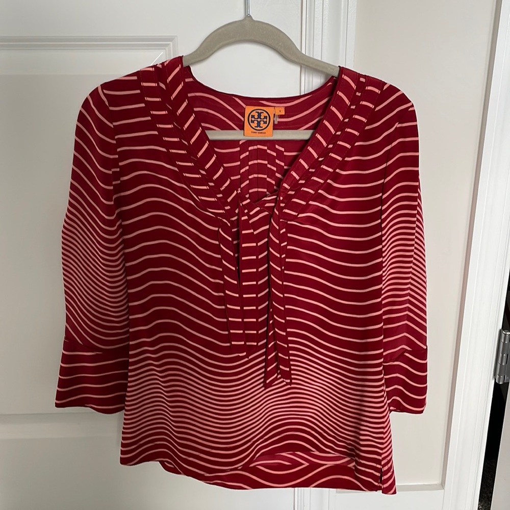 Tory Burch silk Iriana top